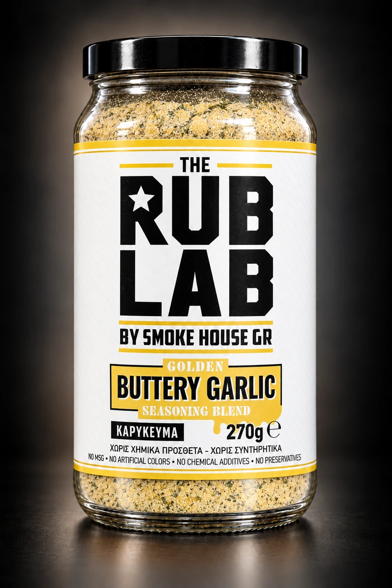 THE RUB LAB Buttery Garlic, βάζο 270 g